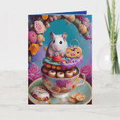 Tea Party mit Donuts ANY Karte (Vorderseite)