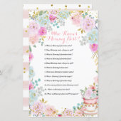 Tea Party Pastel Floral, der Mommy Best kennt (Vorne/Hinten)