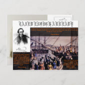 Tea Party Patrick Henry Einladungspostkarte (Vorne/Hinten)