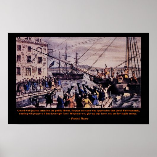 Tea Party Patrick Henry Poster (Vorne)