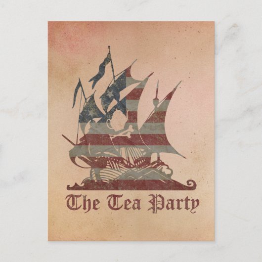 Tea Party Postkarte (Vorderseite)