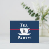 Tea Party! Postkarte (Stehend Vorderseite)