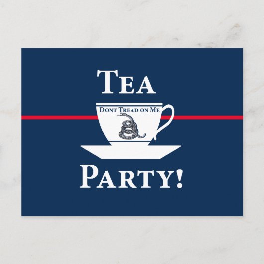 Tea Party! Postkarte (Vorderseite)