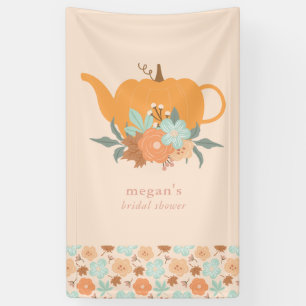 Tea Party Pumpkin Brautparty Banner