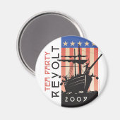 Tea Party Revolt 2009 Magnet (Vorderseite/Rückseite)