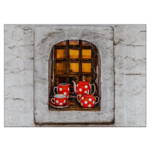 Tea-Party Schneidebrett (Vorderseite)