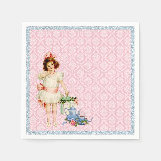 Tea-Party Serviette (Vorderseite)