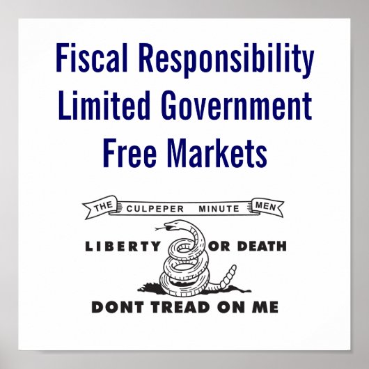 Tea Party Sign Poster (Vorne)