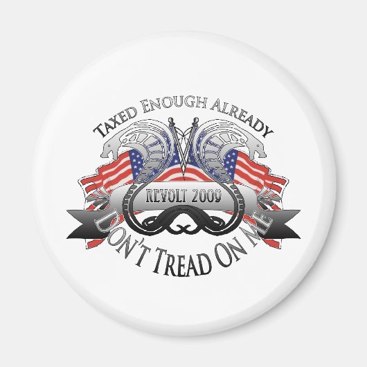Tea Party Snakes Magnet (Vorne)