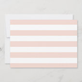 Tea Party Tea Pot & Cups Girl Einladung (Rückseite)