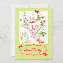 Tea Party Teezeremonie auf dem Monte Tamaro Einladung