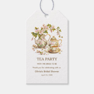 Tea Party Time for Tea Brautparty Danke Geschenkanhänger