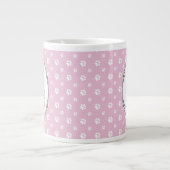 Tea Party Westie - West Highland White Terrier Jumbo-Tasse (Vorderseite)