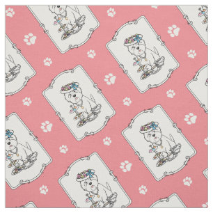 Tea Party Westie - West Highland White Terrier Stoff