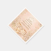 Tea Party With Mom-to-Be Baby Shower Serviette (Ecke)