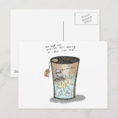 Tea Pee Postkarte (Vorne/Hinten)