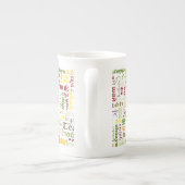 Tea Porzellantasse (Rückseite)