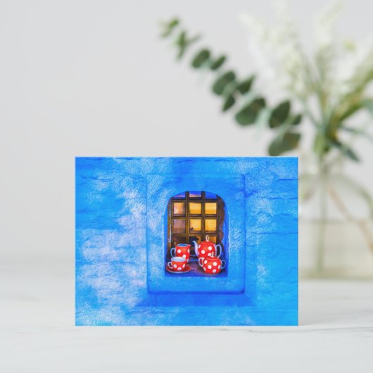 Tea Postkarte (Stehend Vorderseite)