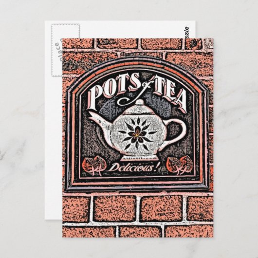TEA POSTKARTE (Vorne/Hinten)