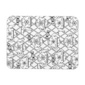 Tea Pot Doodle Magnet (Horizontal)