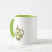 Tea Pot Head Funny Tee Tasse (Vorderseite Links)