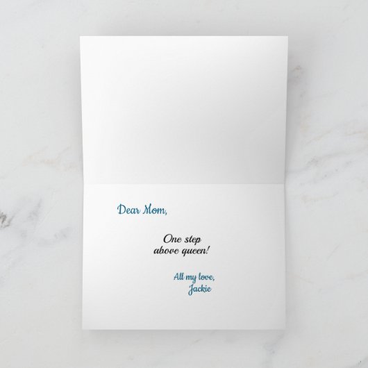 Tea Pot mit Tea Mother Day Karte (Innenseite)