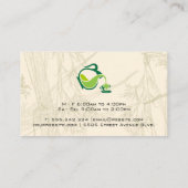 Tea Pot Pour | Tea-Blätter Visitenkarte (Rückseite)