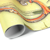 Tea Pot Rose Garden Ephemera Geschenkpapier (Rolleneckpunkt)