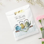 Tea Pots Bauernhaus Einrichtung Vintage Wasserfarb Geschenktütchen (Versiegelt)