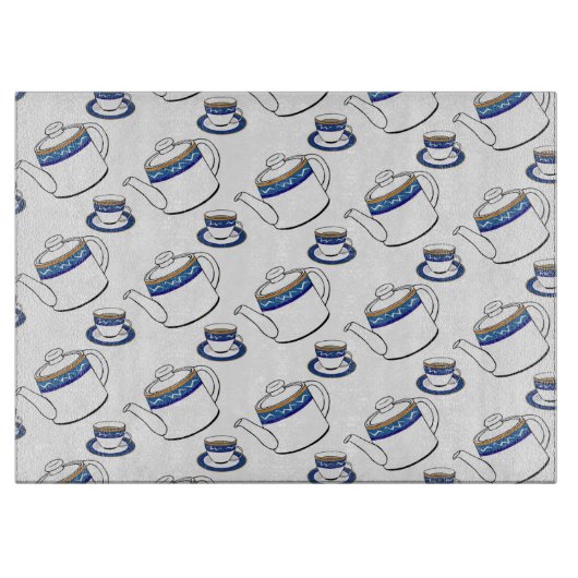 Tea Pots Schneidebrett (Vorderseite)