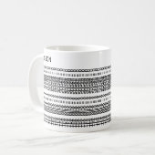 Tea Preference Hidden Message Name 102B Modern Kaffeetasse (Vorderseite Links)