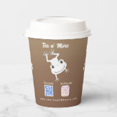 Tea Quotes Papier Kaffee Tee Papiertücher Pappbecher (Links)