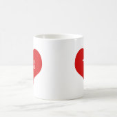 TEA Red Liebe Heart Kaffeetasse (Mittel)