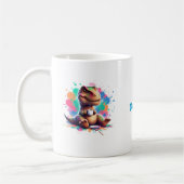 Tea‑Rex – Cartoon Dino mit Tee |  Kaffeetasse (Links)