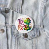 Tea Rex Dinosaur Button (Beispiel)