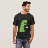 Tea Rex Dinosaur Drinking Tee Niedlich Tyrannosaur (Vorne ganz)