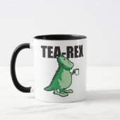 Tea-Rex Dinosaur Meme Tasse (Links)