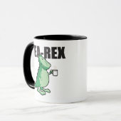 Tea-Rex Dinosaur Meme Tasse (Vorderseite Links)