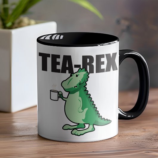 Tea-Rex Dinosaur Meme Tasse