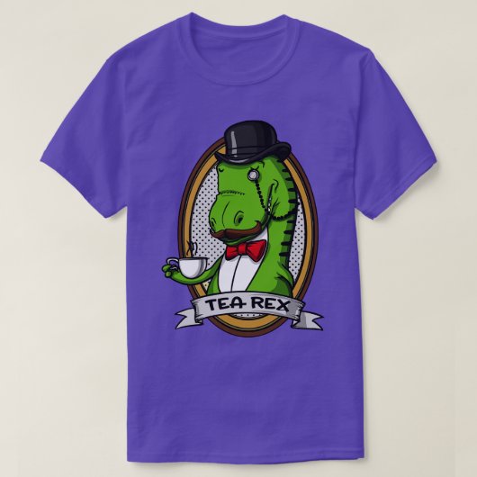 Tea Rex Dinosaur T-Shirt (Design vorne)