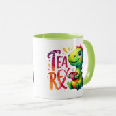 Tea Rex Dinosaur Tasse (VorderseiteRechts)