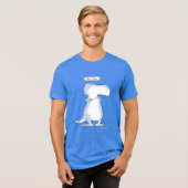 TEA REX Dinosaurier von Boynton Tri-Blend Shirt (Vorderseite voll)