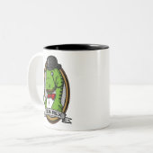 Tea Rex Funny T-Rex Dinosaur Joke Zweifarbige Tasse (Vorderseite Links)
