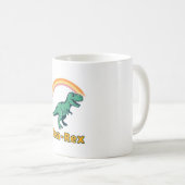 Tea-Rex Funny Tyrannosaurus Kaffeetasse (VorderseiteRechts)