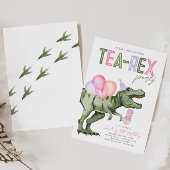 Tea-Rex Geburtstagsparty Einladung