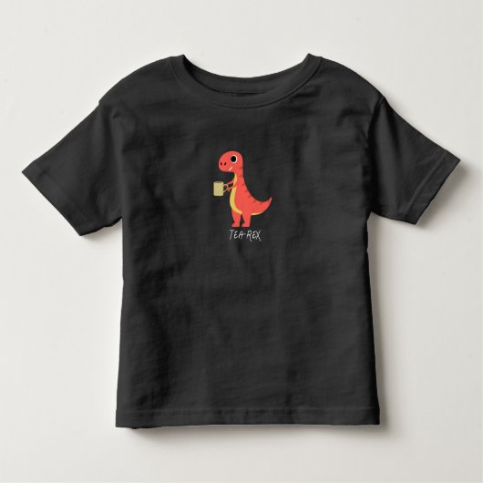Tea-Rex Kleinkind T-shirt (Vorderseite)