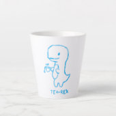 TEA-REX-Latte-Tasse Milchtasse (Vorderseite)