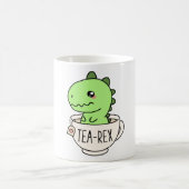 Tea-Rex Niedlich T-Rex Dinosaur Kawaii Funny Dino  Kaffeetasse (Mittel)