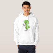 Tea-Rex, Niedlicher Dinosaurier, Funny Lover Dino Hoodie (Vorne ganz)