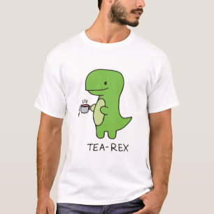 Tea-Rex, Süßer Dinosaurier, Lustiger Dino-Liebhabe T-Shirt